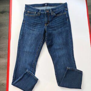 GAP Denim jeans straight leg mid-rise blue women's 28 regular